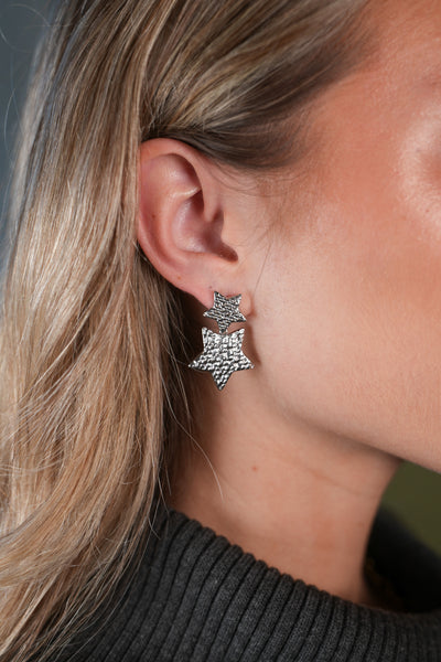 Starlight_Oorbellen_Zilver_Modelfoto