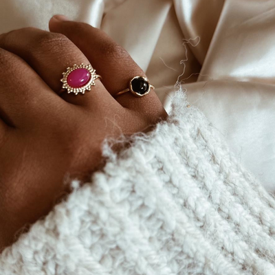 Demira - Ring - Edelstahl - Einstellbar
