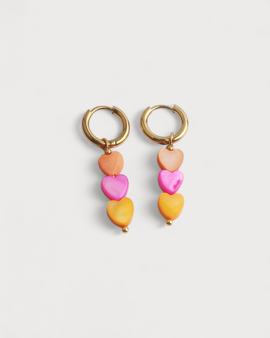 Heart To Heart - Ohrringe - Edelstahl