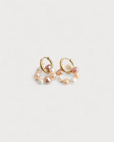 Mix Of Pearls - Ohrringe - Edelstahl
