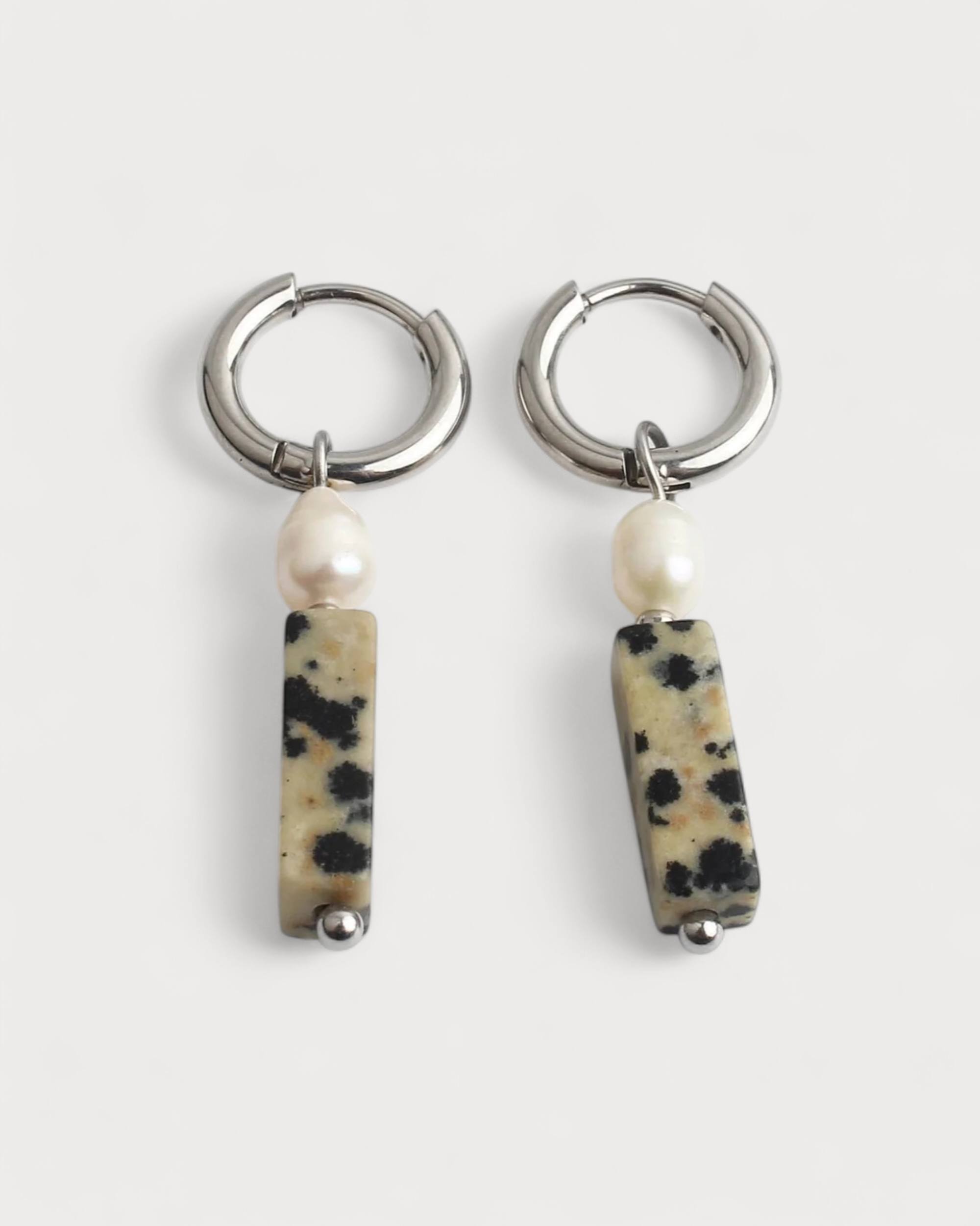 Dora & Pearl - Ohrringe - Naturstein - Edelstahl