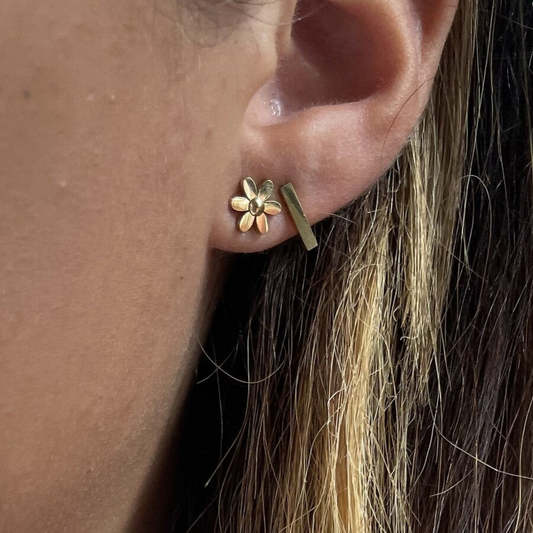 Daisy Flower - Ohrstecker - Ohrringe - Edelstahl