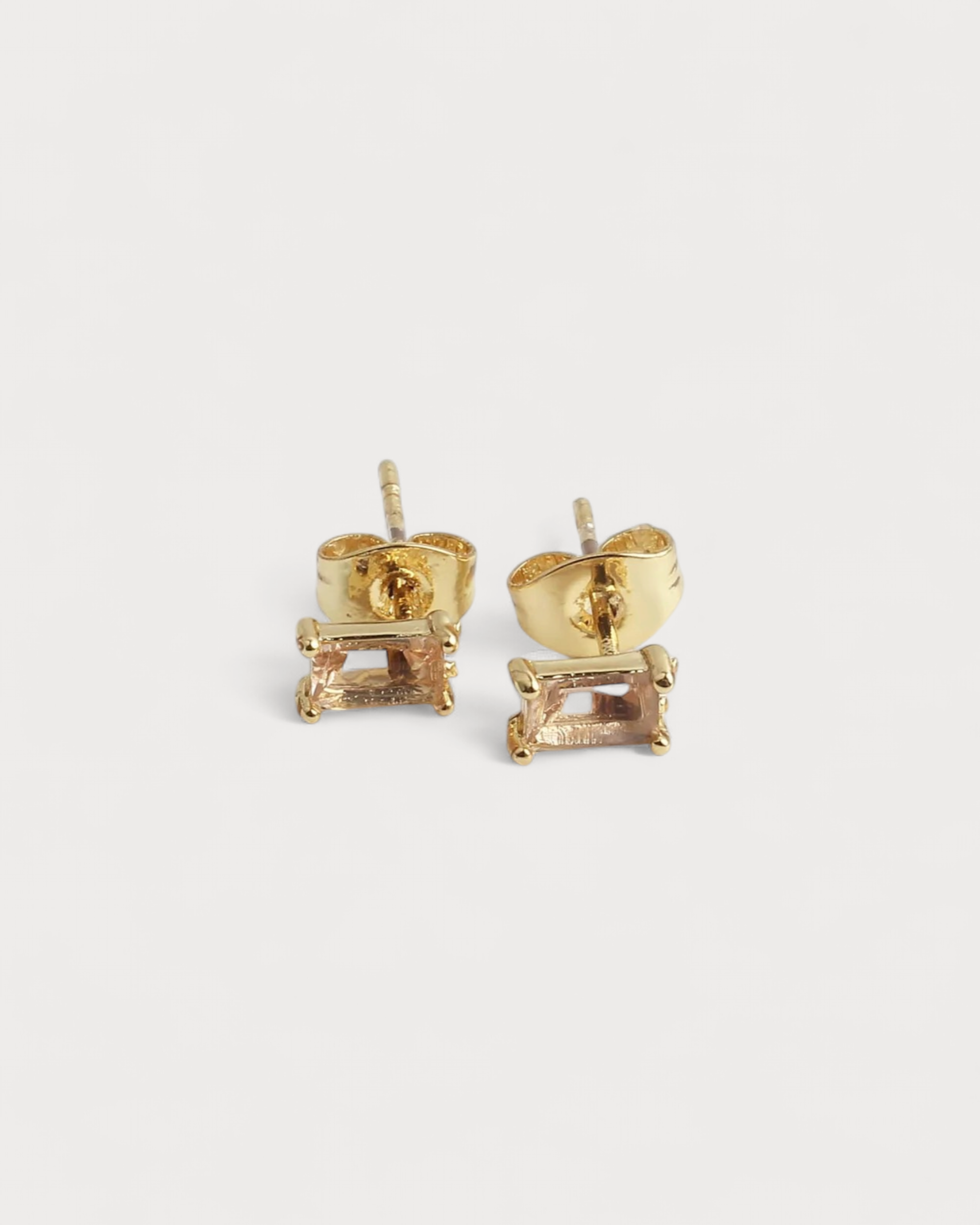 Diamant - Ohrstecker - Ohrringe - Plattiert