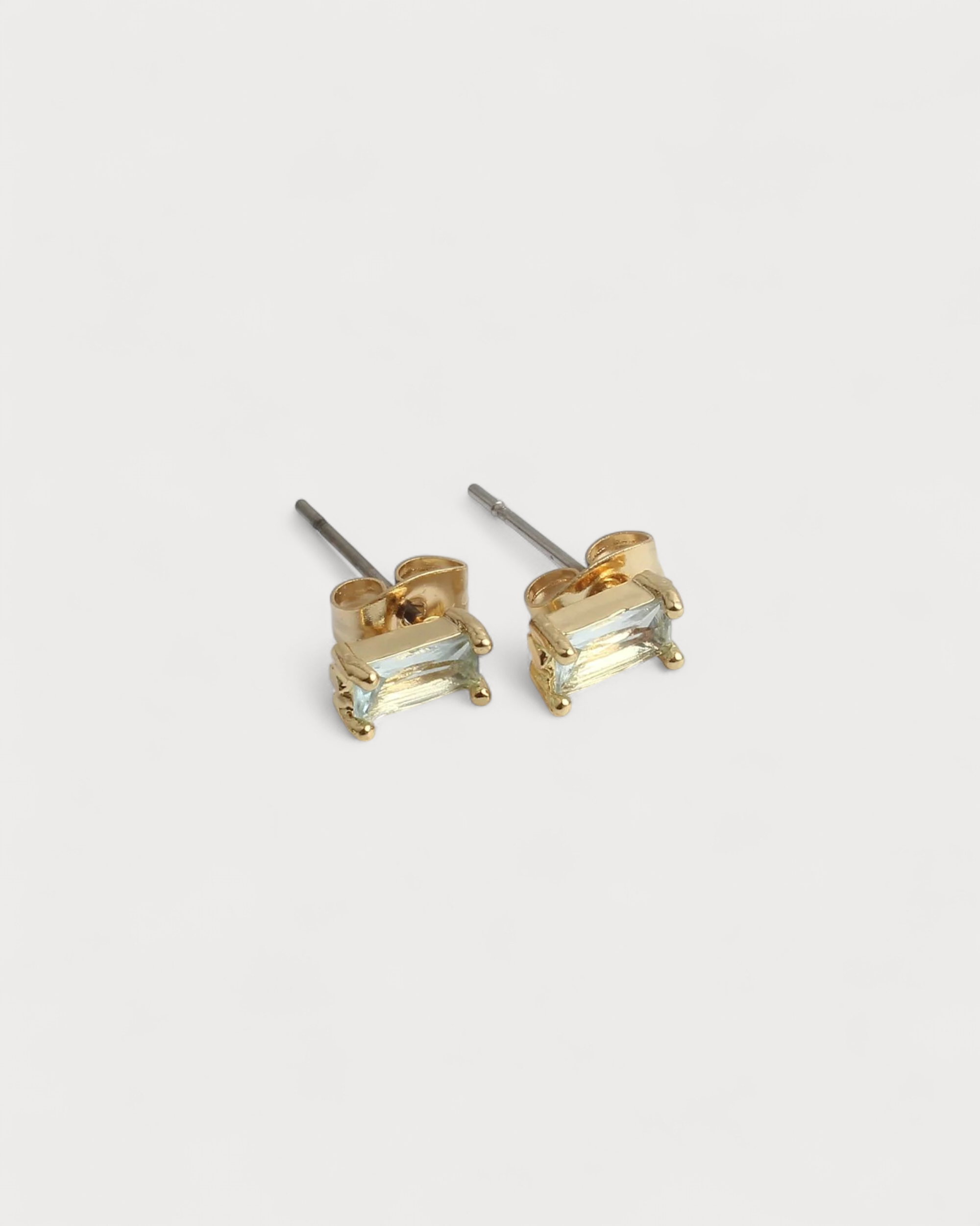 Diamant - Ohrstecker - Ohrringe - Plattiert