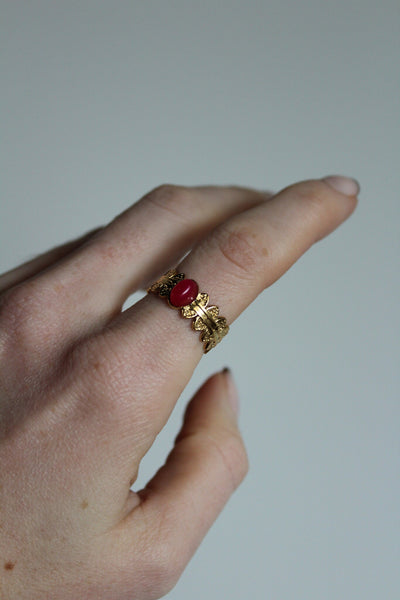 Didi - Ring - Naturstein - Edelstahl - Verstellbar