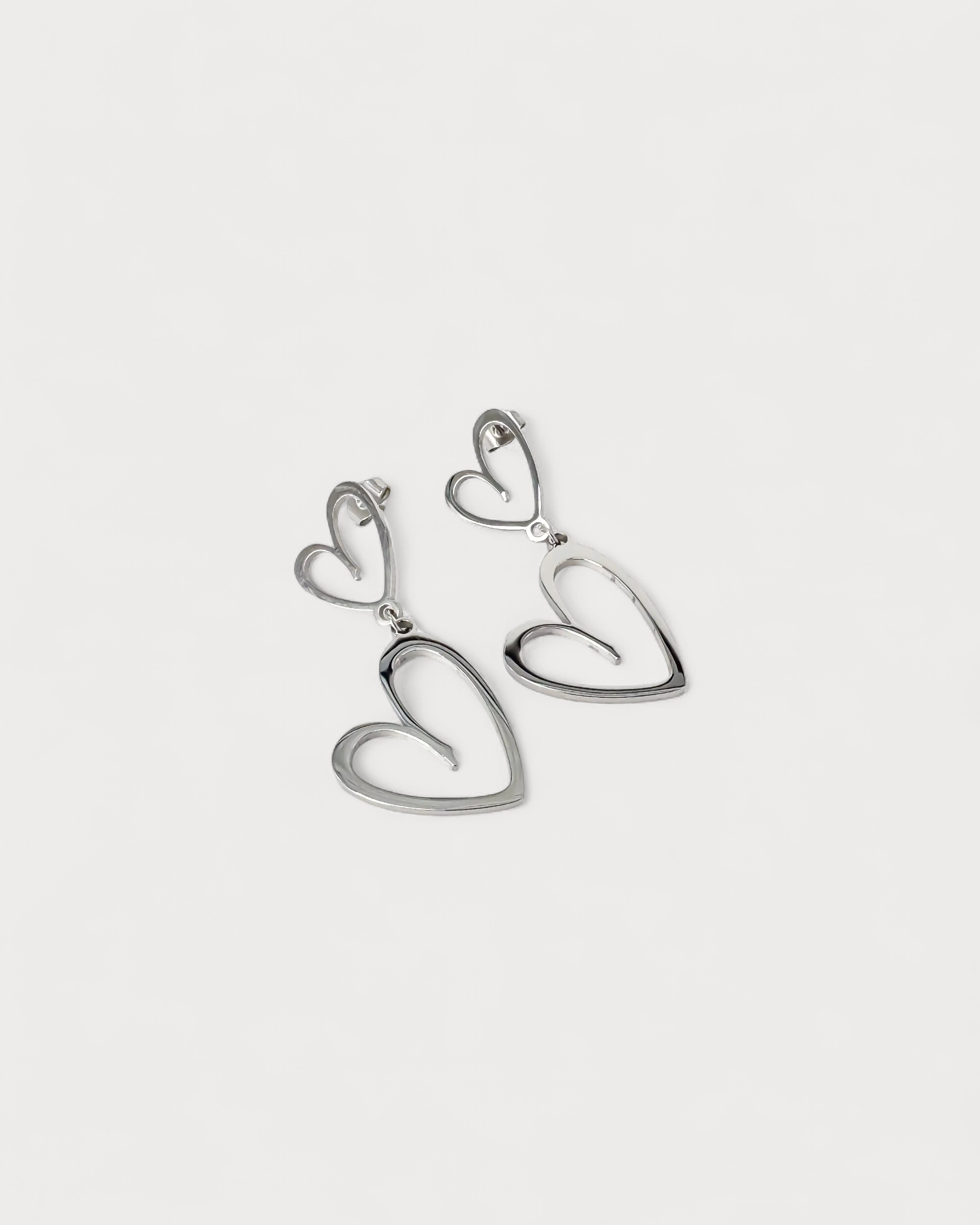 Double the love - Ohrringe - Edelstahl