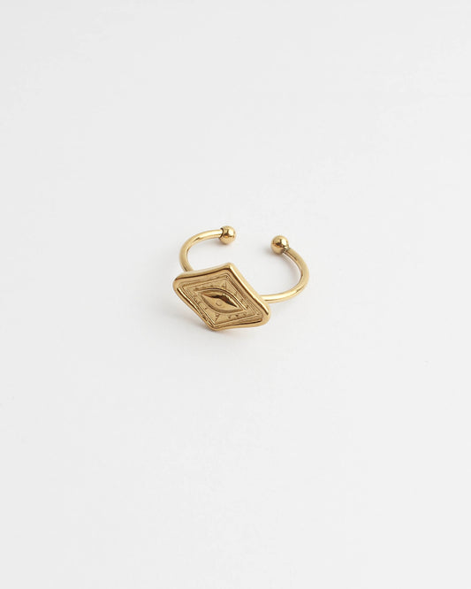Eyes On You - Ring - Stainless Steel - Adjustable
