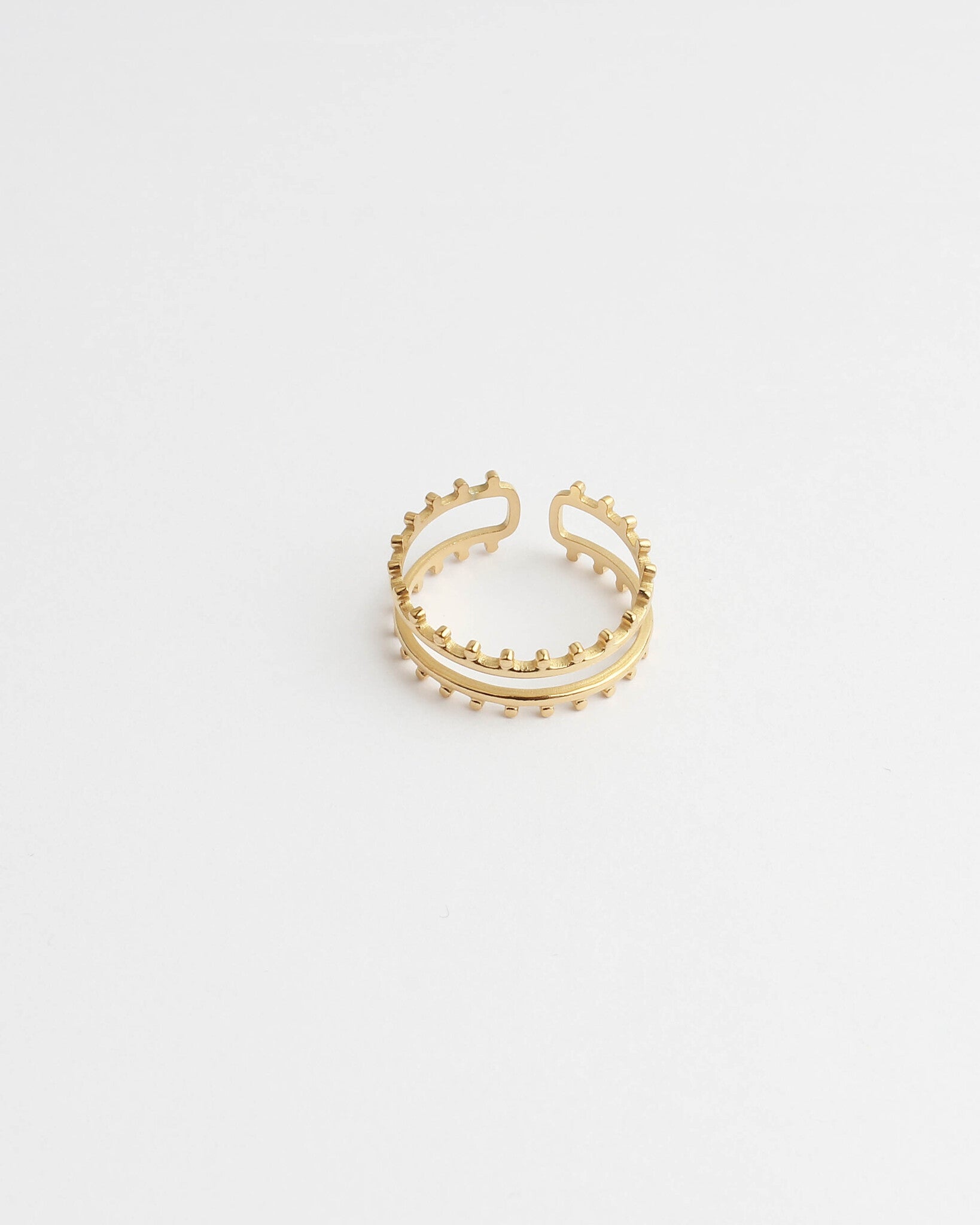 Dunya - Ring - Edelstahl - Einstellbar
