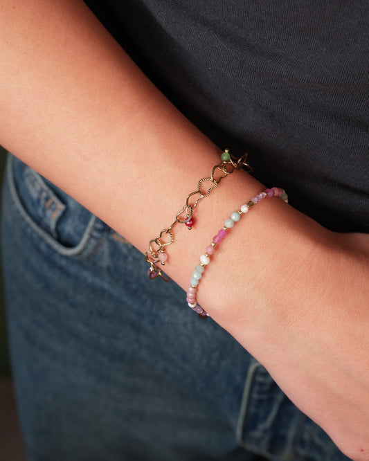 Diona - Bracciale - Pietra naturale - Acciaio inossidabile