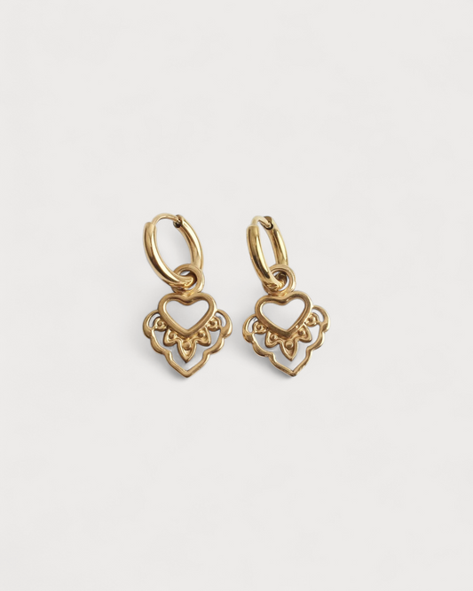 I Heart You - Ohrringe - Edelstahl