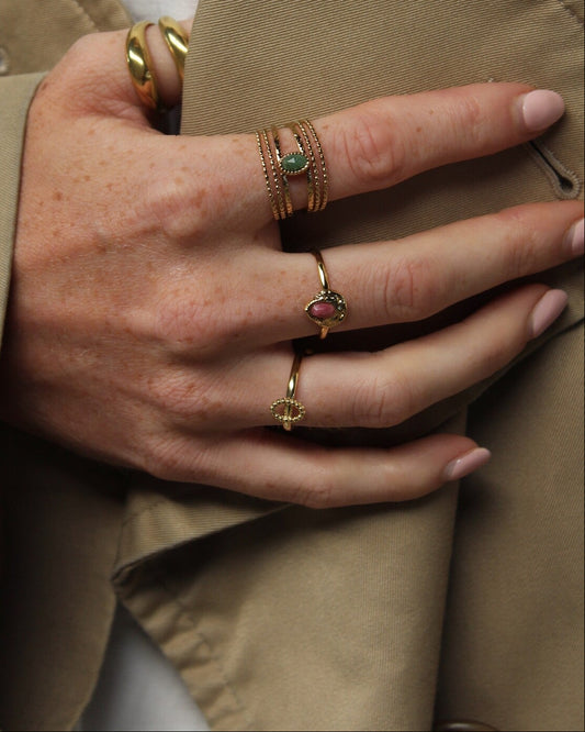 Alita - Ring - Edelstahl - verstellbar