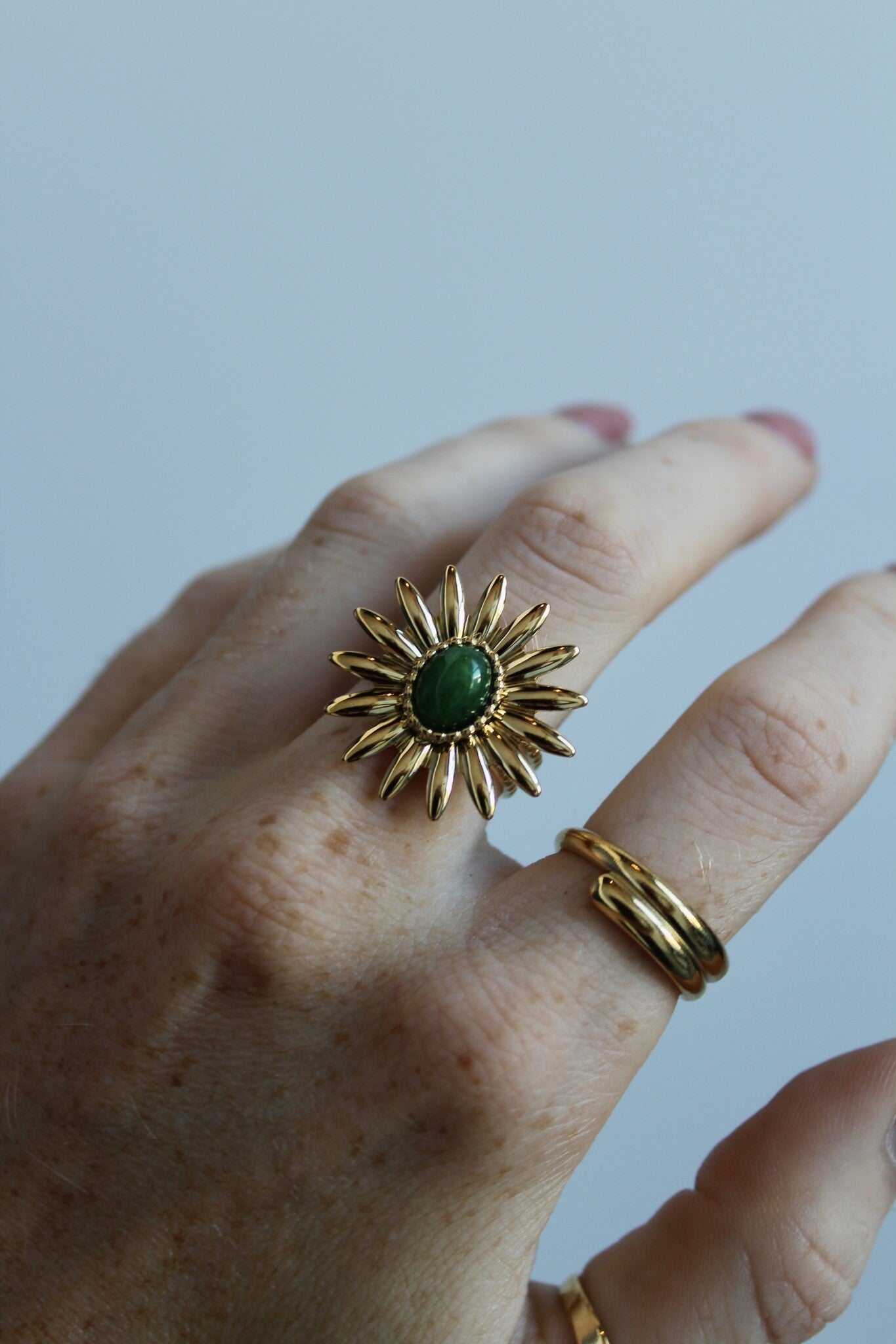 Ell - Ring - Edelstahl - Verstellbar