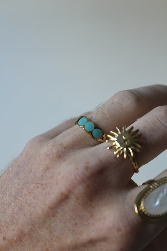 Aliya - Ring - Edelstahl - Verstellbar