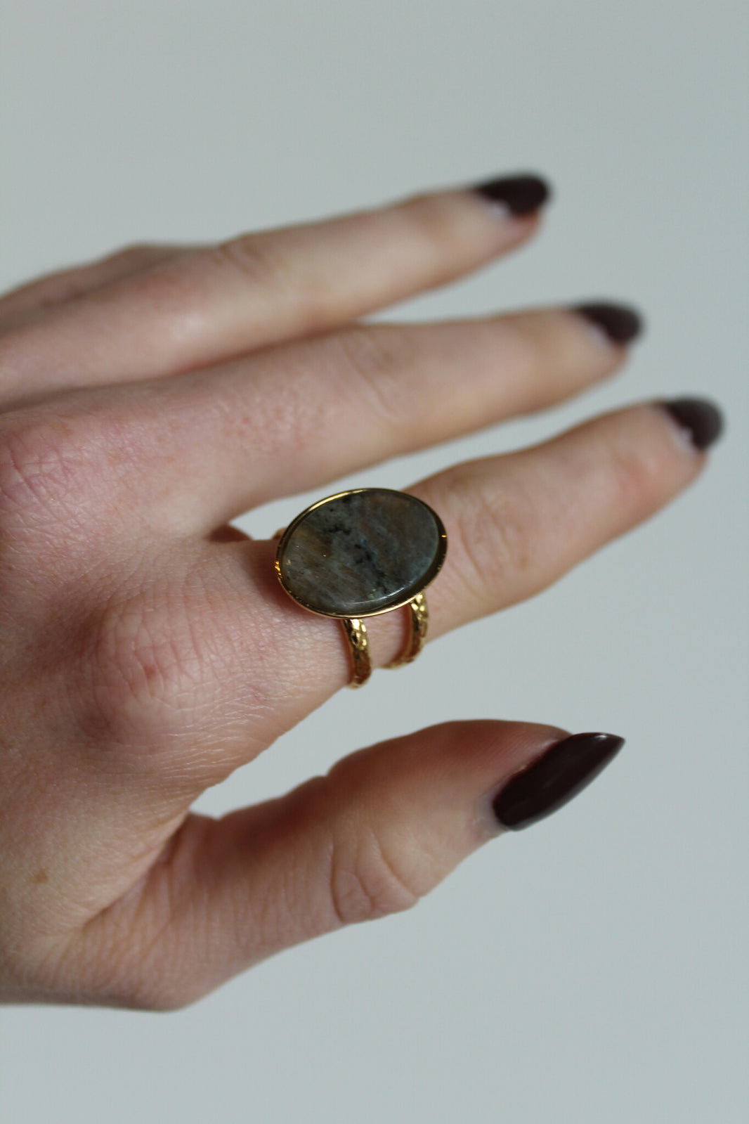 Tara | Ringe | Naturstein | Edelstahl | Einstellbar | Notbranded