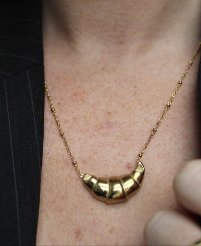 Croissant - Kette - Edelstahl