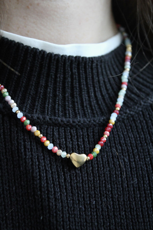 Colorful love - Necklace - Stainless Steel