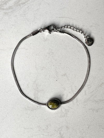 Kate - Armband - Naturstein - Edelstahl