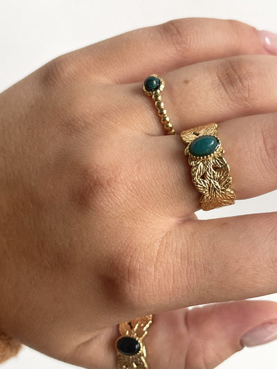 Gabriella - Ring - Edelstahl - Verstellbar