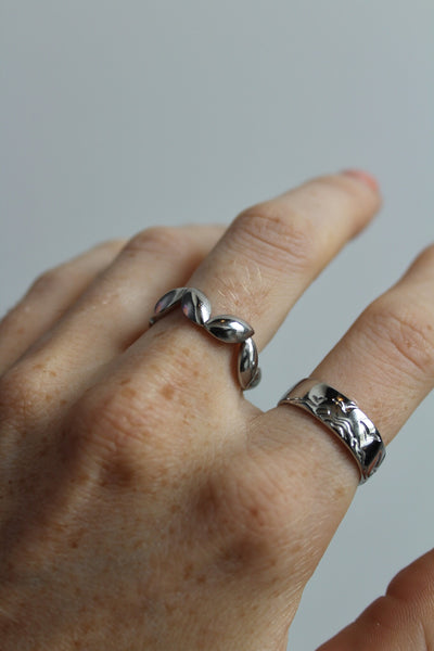 Hirundo - Ring - Edelstahl - Verstellbar
