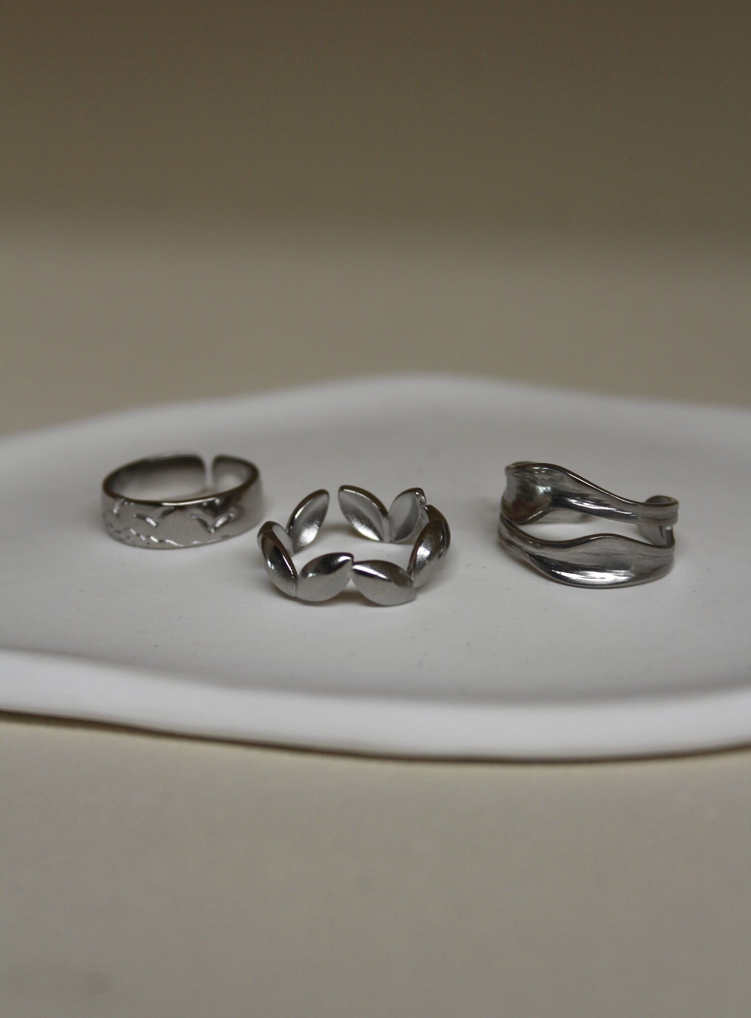 Sena - Ring - Edelstahl - Verstellbar
