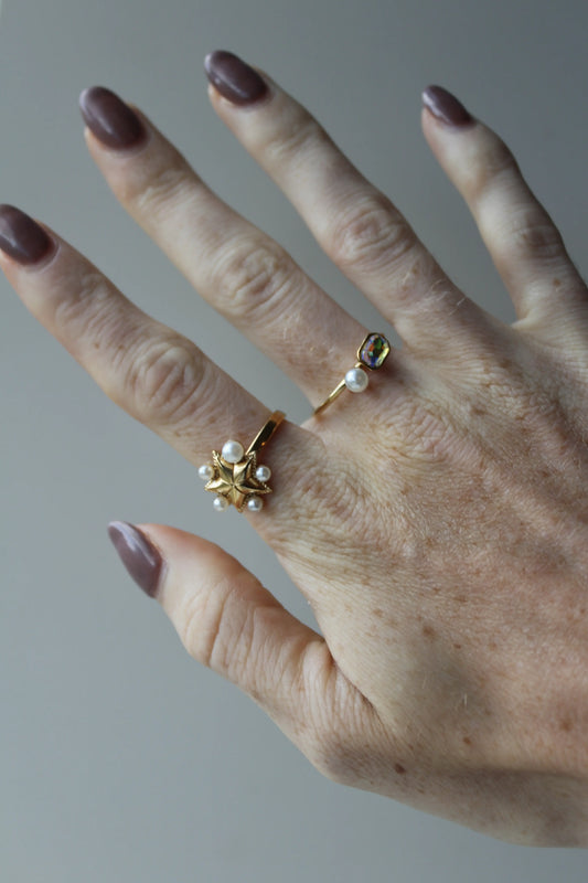 Claudette - Ring - Edelstahl - Verstellbar