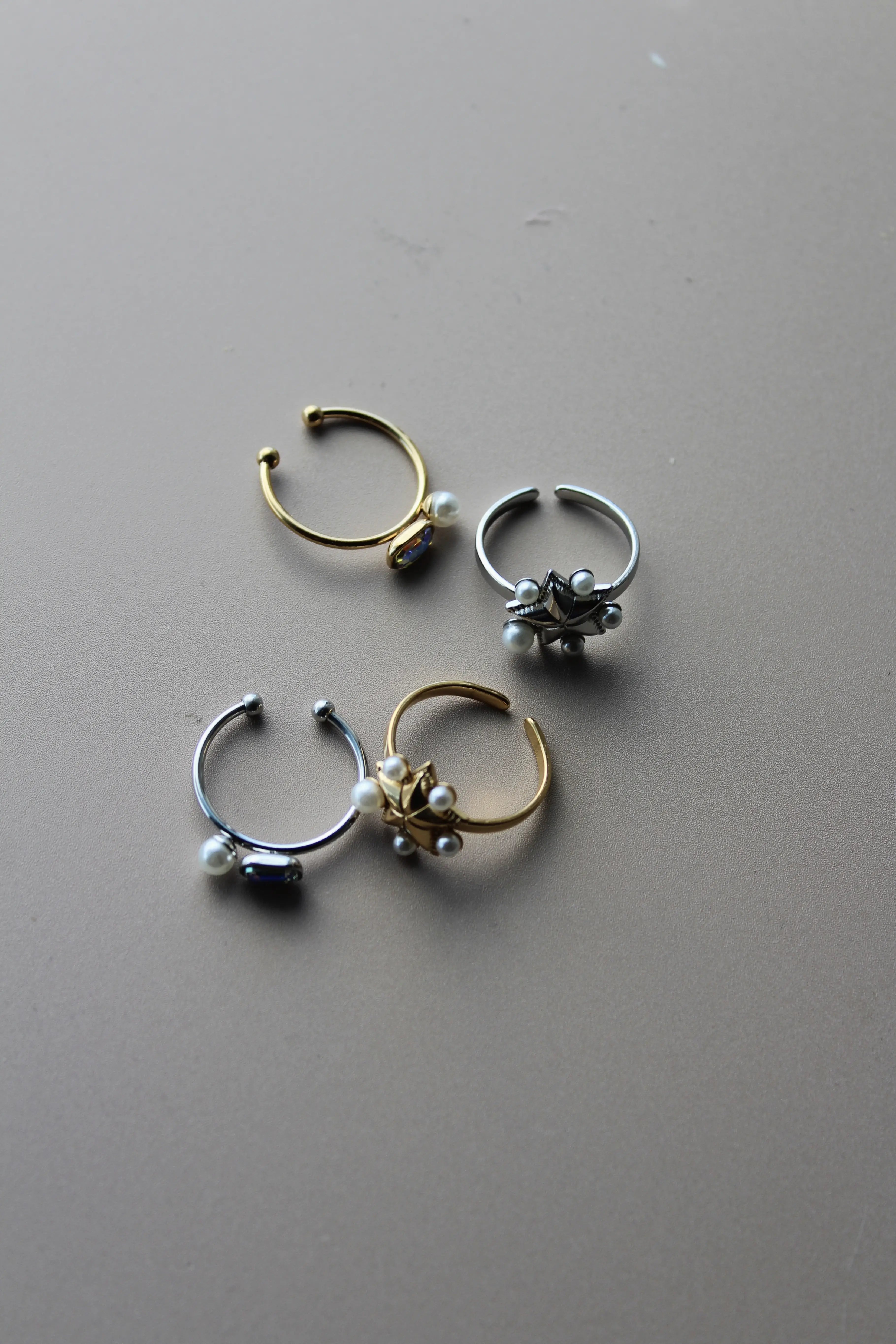 Claudette - Ring - Stainless Steel - Adjustable