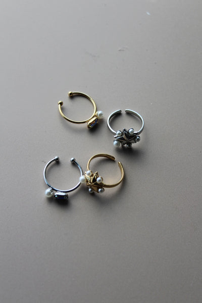 Claudette - Ring - Edelstahl - Verstellbar