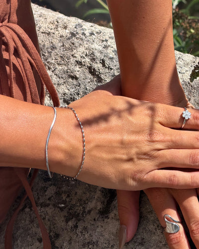 Minimalistisch - Armband - 2 Schichten - Edelstahl