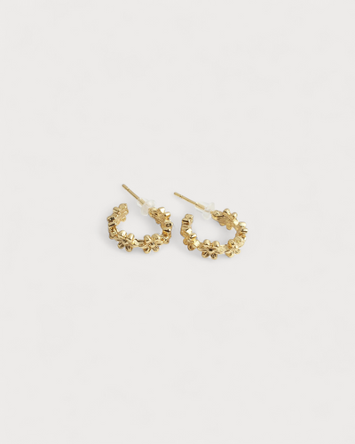 Little Daisy Hoops - Ohrringe - Plattiert