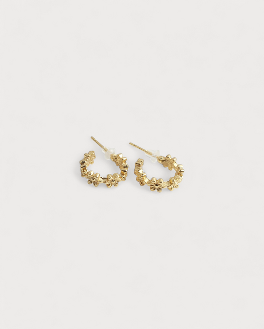 Little Daisy Hoops - Ohrringe - Plattiert