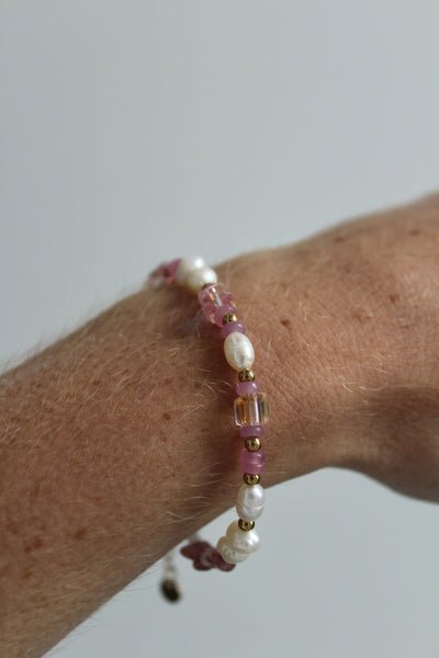 Maddi - Armband - Naturstein - Edelstahl