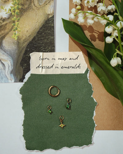 Birthstonebox Ohrringe – Set – Edelstahl