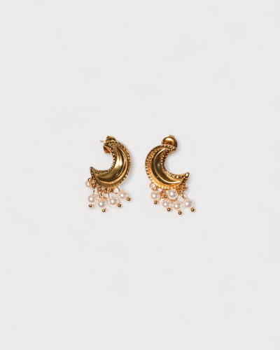 Moon Pearl - Ohrringe - Notbranded - Edelstahl