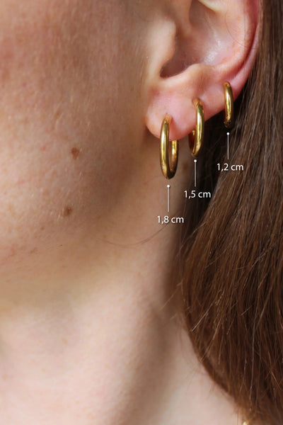 Basic - Ohrringe - Clip On - Edelstahl