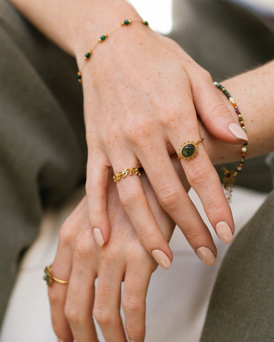 Novia - Ring - Edelstahl - Verstellbar
