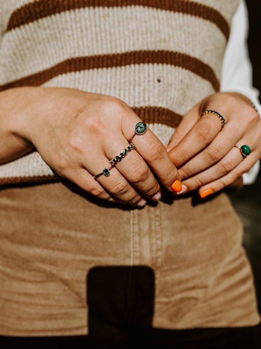 Mona - Ring - Edelstahl - Verstellbar