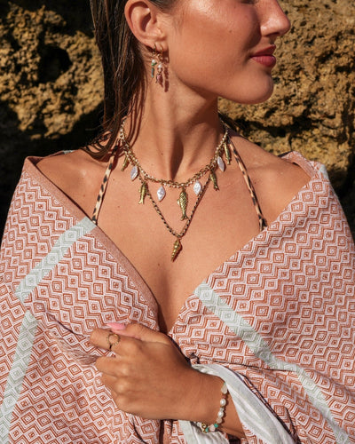 Twisted Shell - Halskette - Edelstahl
