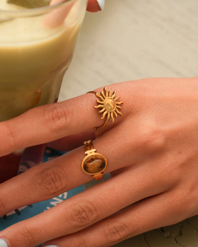Elio - Ring - Edelstahl - Einstellbar