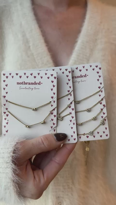 Everlasting love – Armband-Set (2, 3 oder 4) – Edelstahl