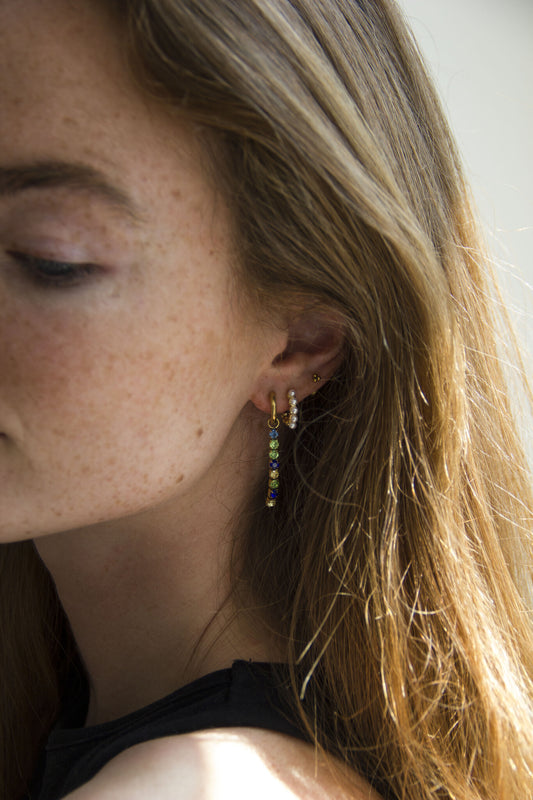 Round Pearl - Ohrringe - Plattiert