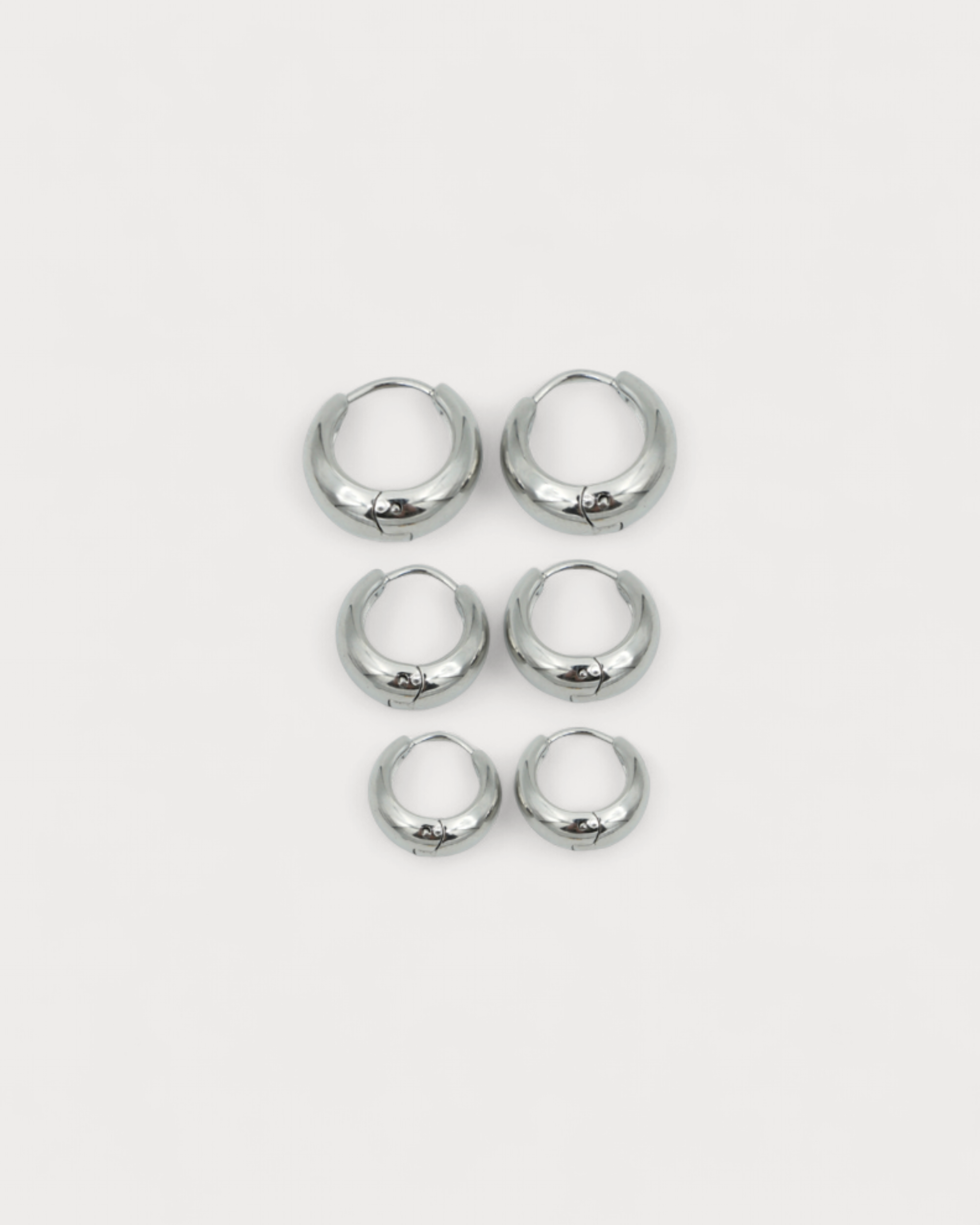Crush Hoops - Ohrringe - Edelstahl