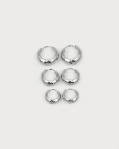 Crush Hoops - Ohrringe - Edelstahl