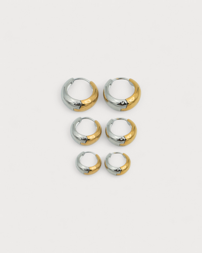 Crush Hoops - Ohrringe - Edelstahl
