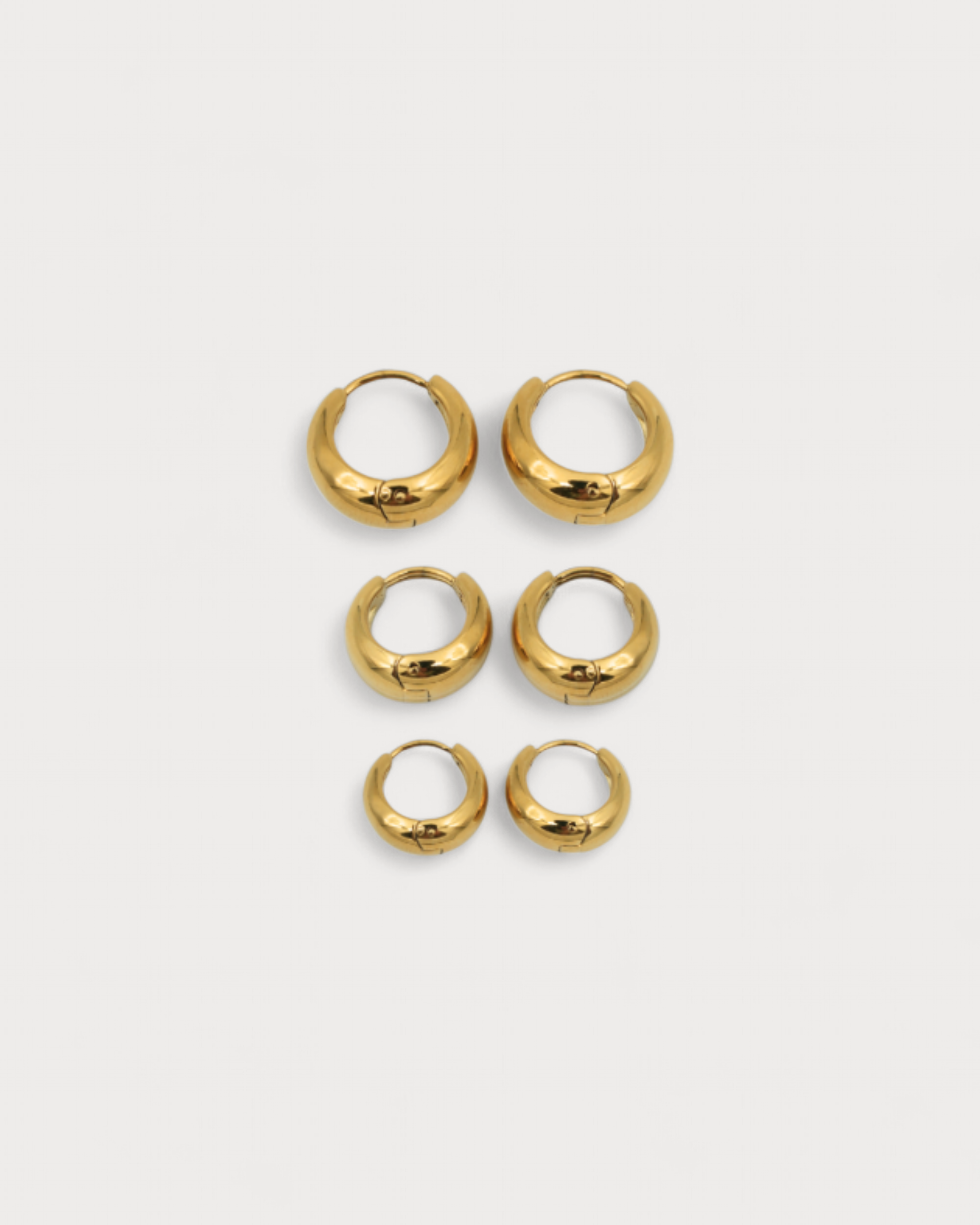 Crush Hoops - Ohrringe - Edelstahl