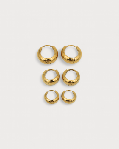 Crush Hoops - Ohrringe - Edelstahl