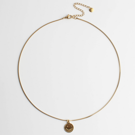 Smiley - Necklace - Stainless Steel