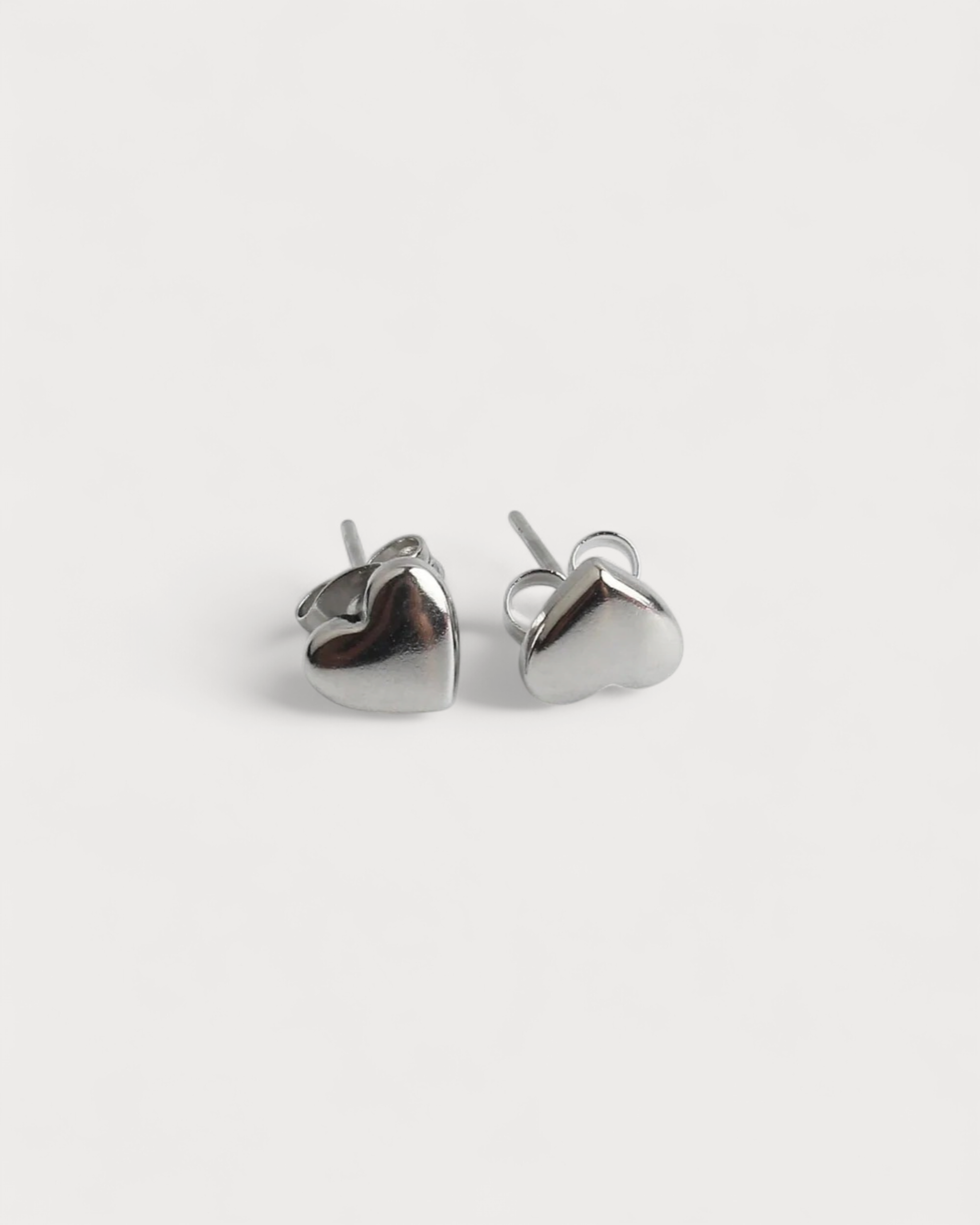 Solid Heart - Ohrstecker - Ohrringe - Edelstahl