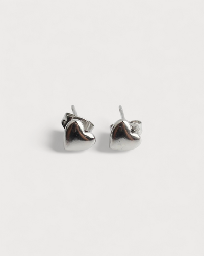 Solid Heart - Ohrstecker - Ohrringe - Edelstahl