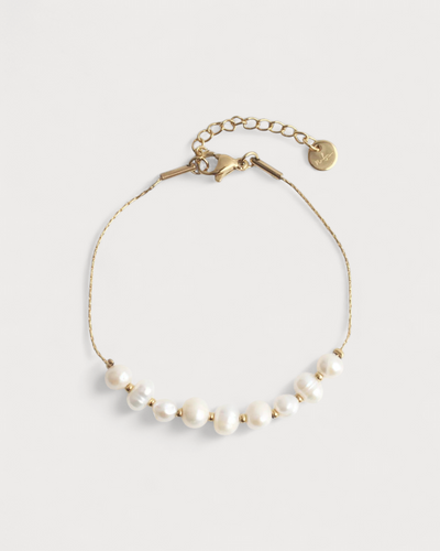 Sweet Pearls - Armband - Perle - Edelstahl