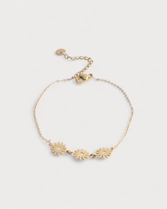 Daisy Flowers - Armband - Edelstahl
